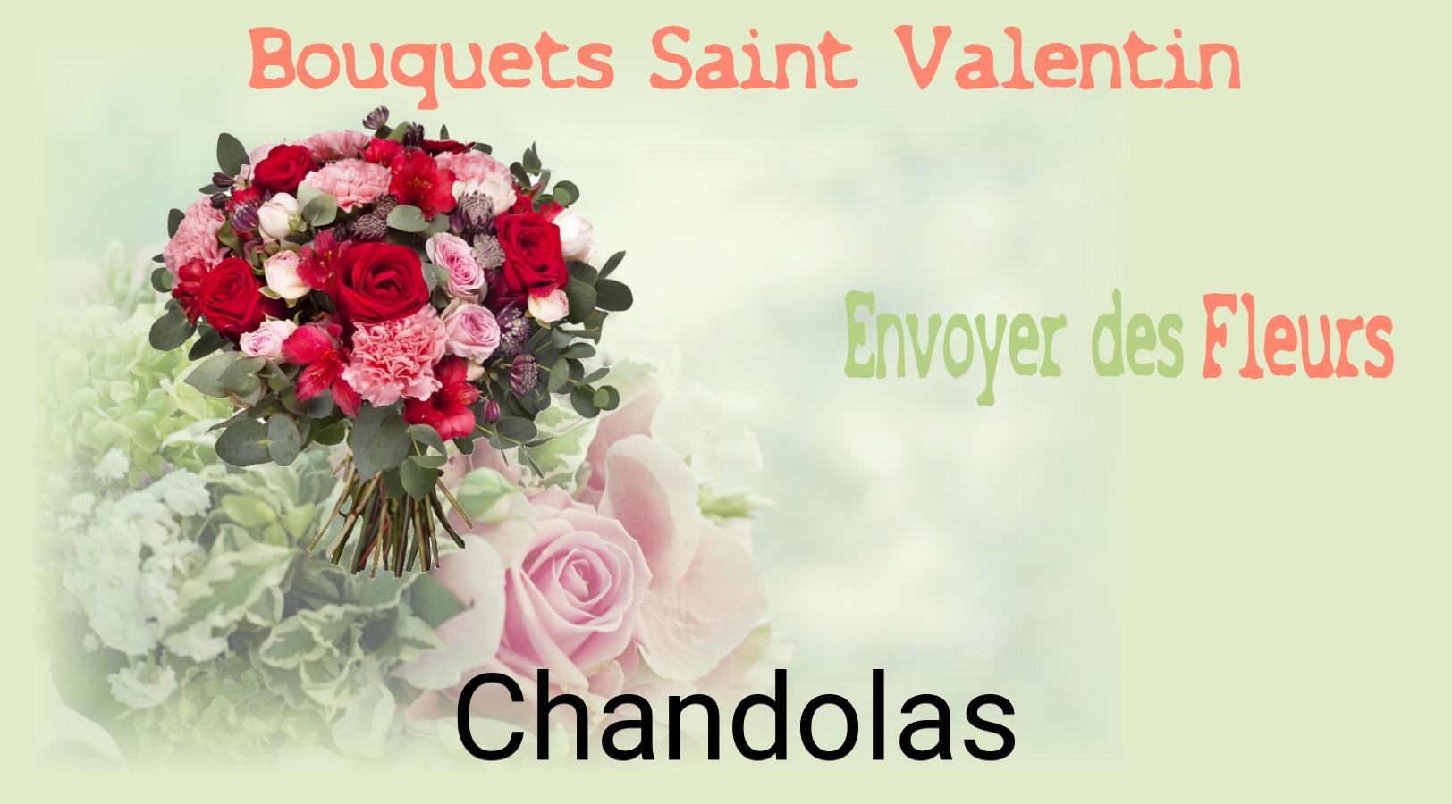 Roses de Saint-Valentin livrées à Chandolas